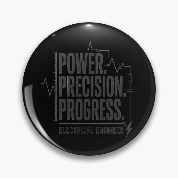 Item preview, Power Precision Progress Retro Electrical Engineer designed and sold by AzulAdams.