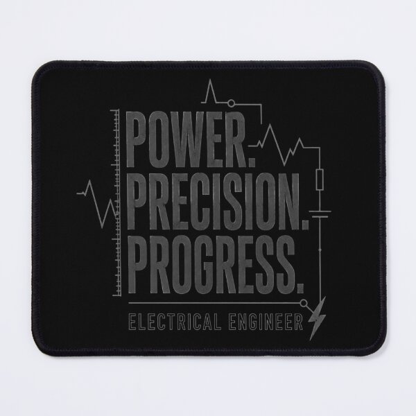 Item preview, Power Precision Progress Retro Electrical Engineer designed and sold by AzulAdams.