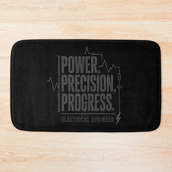 Item preview, Power Precision Progress Retro Electrical Engineer designed and sold by AzulAdams.
