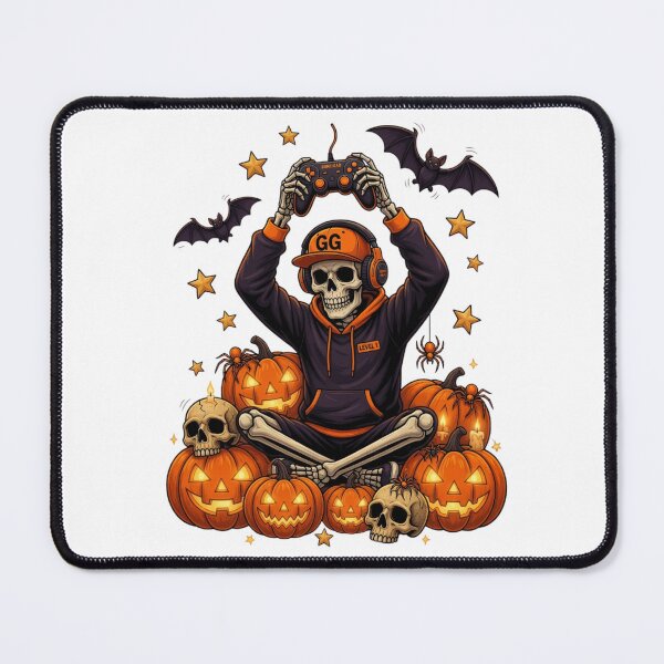Item preview, Skeleton Gamer Halloween Funny Gaming Video Game designed and sold by CF_VintageDesign.