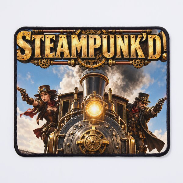 Item preview, Steampunk'd Wild West Train Robbery designed and sold by Moviebuff91.