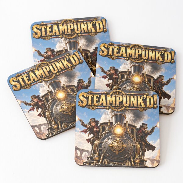 Item preview, Steampunk'd Wild West Train Robbery designed and sold by Moviebuff91.