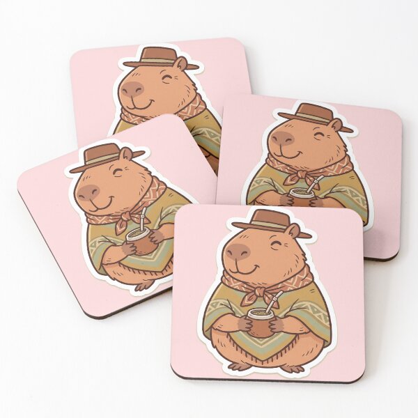 Item preview, Gaucho Capybara Cute Argentina Mate designed and sold by DofinaSur.