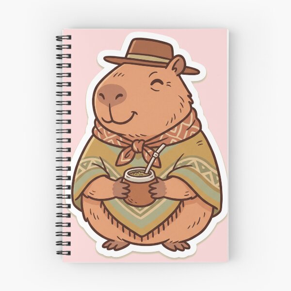 Item preview, Gaucho Capybara Cute Argentina Mate designed and sold by DofinaSur.