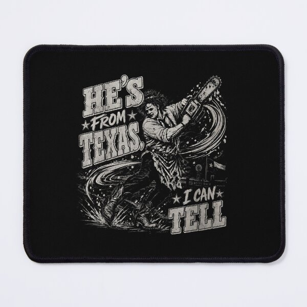 Item preview, Hes From Texas I Can Tell Chainsaw Horror Halloween (4) designed and sold by DaveBevitt.
