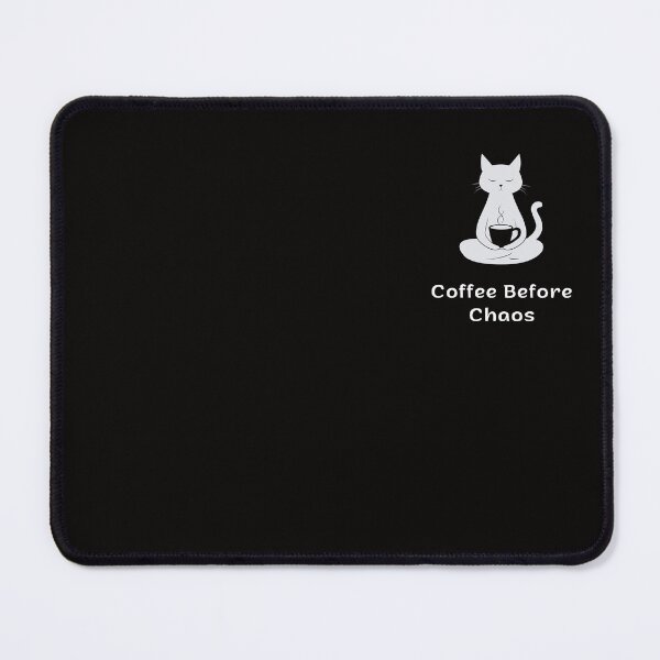 Item preview, Coffee Before Chaos | Funny Coffee Cat | Coffee Lover Gift designed and sold by ContigoART.