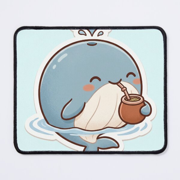 Item preview, Whale Mate Cute Kawaii Argentina Ocean designed and sold by DofinaSur.