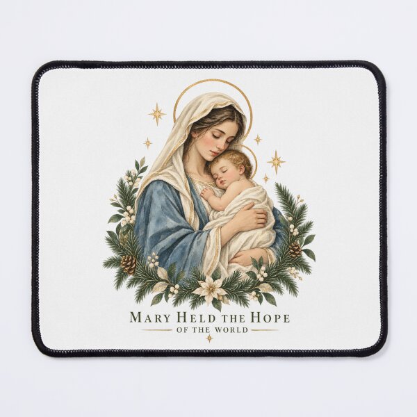 Item preview, Mary Held The Hope Of The World Jesus Christmas Faith designed and sold by PhylonBoxx.