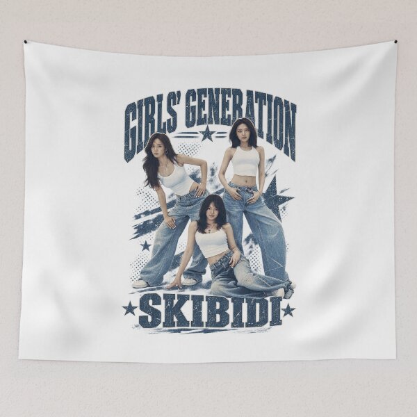 Item preview, Girls Generation HRS Skibidi Unit Y2K Retro Graphic designed and sold by Valereekmerch.