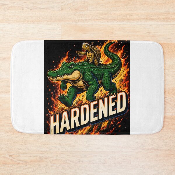 Item preview, Hardened Crocodile and Tortoise Funny Toughness Streetwear designed and sold by Bathu Designs.