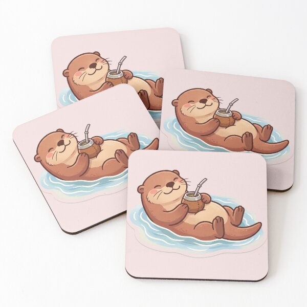Item preview, Otter Mate Cute Kawaii Argentina Cozy designed and sold by DofinaSur.