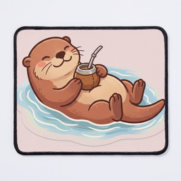 Item preview, Otter Mate Cute Kawaii Argentina Cozy designed and sold by DofinaSur.