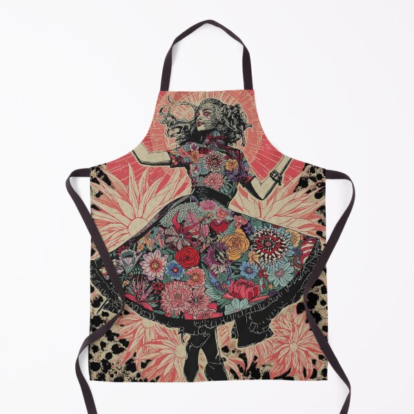 Item preview, Floral Halo Dancer: Dark Celestial Goth Poster designed and sold by  Mythical Entanglement.