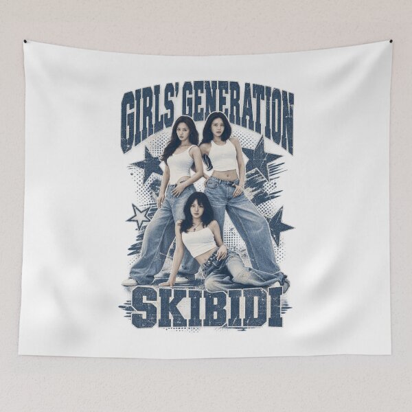 Item preview, SNSD Unit HRS Skibidi 90s Hip Hop Group Graphic designed and sold by Valereekmerch.