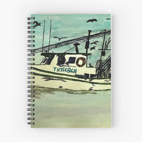 Item preview, Texas Shrimp Boat at Sunrise designed and sold by BirdandaBrush.