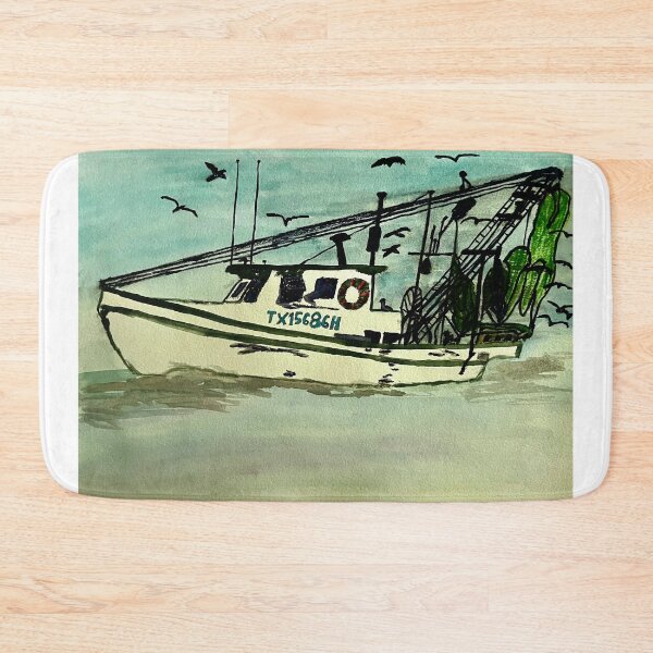 Item preview, Texas Shrimp Boat at Sunrise designed and sold by BirdandaBrush.