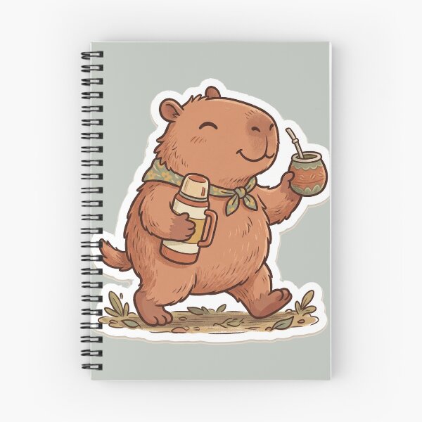 Item preview, Capybara Thermos Mate Cozy Cute Kawaii designed and sold by DofinaSur.