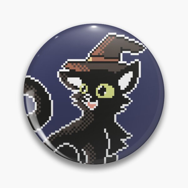 Item preview, Halloween Cat on Witch's Broom designed and sold by danny's pixels.