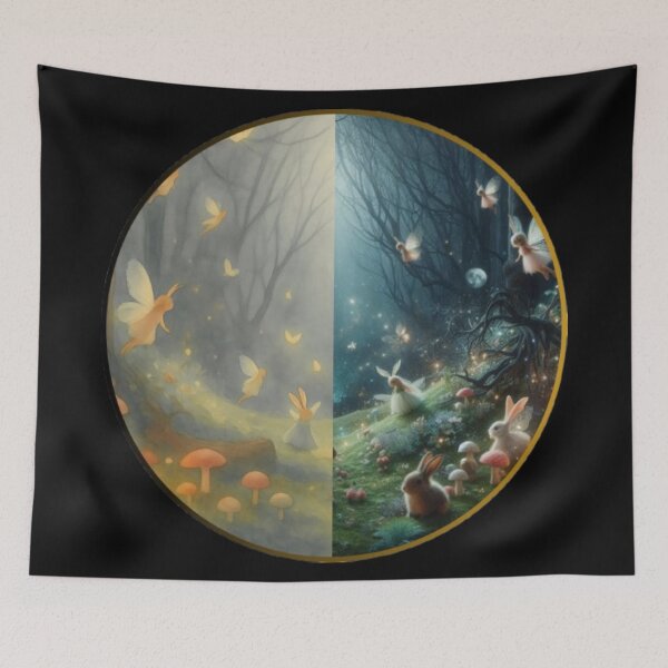 Item preview, Enchanted Dual Forest – Halloween Magic  designed and sold by Catfcreations.
