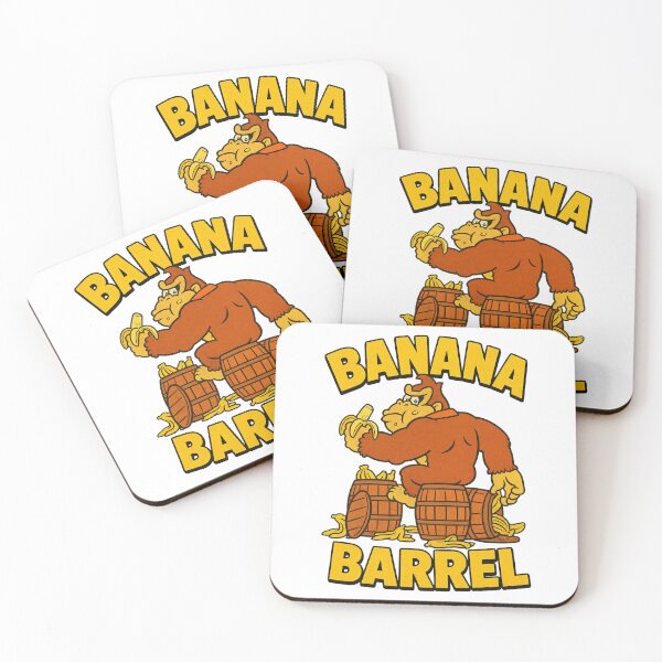 Item preview, Banana Barrel Cartoon Ape designed and sold by Nfinitif.