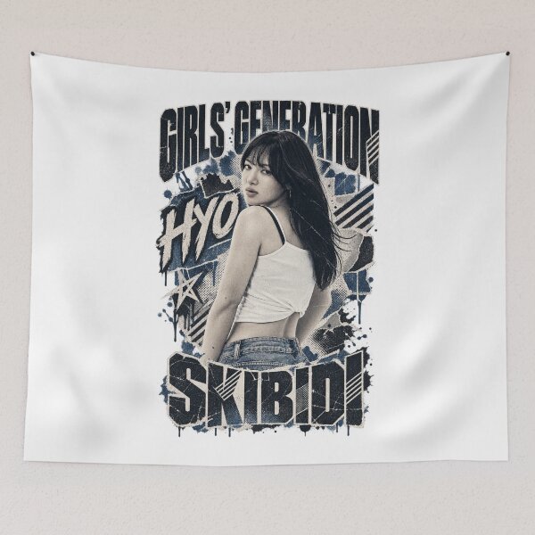 Item preview, SNSD Hyoyeon Skibidi Magazine Cover Retro Poster Art designed and sold by Valereekmerch.