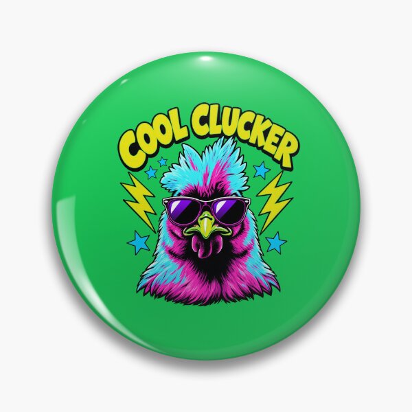 Item preview, Cool Clucker Neon Chicken designed and sold by Nfinitif.