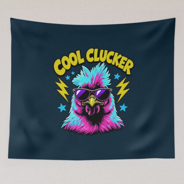 Item preview, Cool Clucker Neon Chicken designed and sold by Nfinitif.