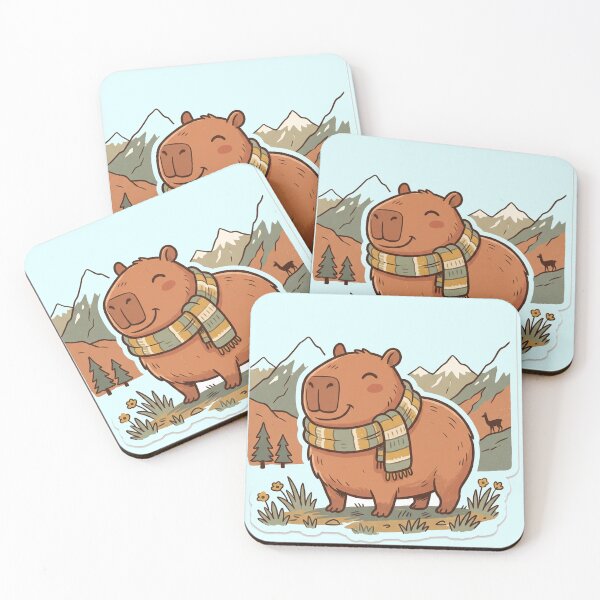 Item preview, Patagonia Capybara Cozy Mountains Cute designed and sold by DofinaSur.