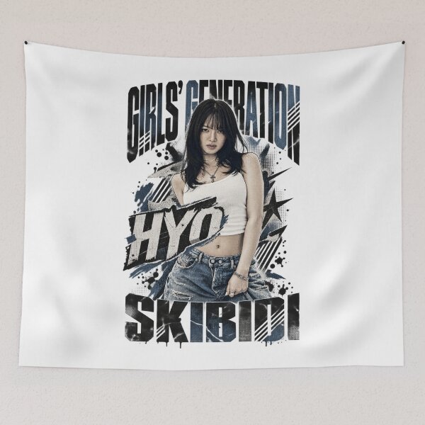 Item preview, Hyoyeon Skibidi Y2K Denim Fashion Visual Artwork designed and sold by Valereekmerch.