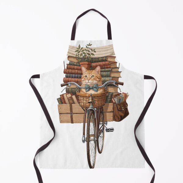 Item preview, The Traveling Bookshop Cat designed and sold by Neural-canvas.