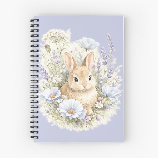 Item preview, The Little Wildflower Rabbit – Botanical Bunny T-Shirt designed and sold by FunscapeHQ.