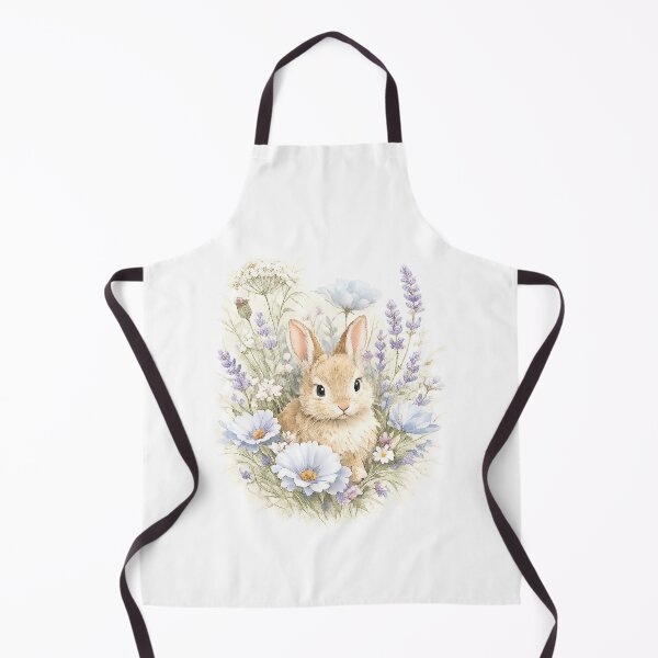 Item preview, The Little Wildflower Rabbit – Botanical Bunny T-Shirt designed and sold by FunscapeHQ.