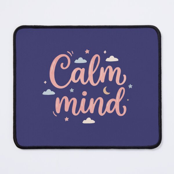 Item preview, Calm Mind Modern Minimal Motivation designed and sold by WallMuseStudio .