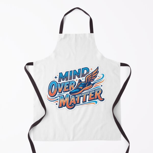 Item preview, Mind Over Matter Retro Running Shoe & Athletic Motivation designed and sold by Tamanna Jahan.