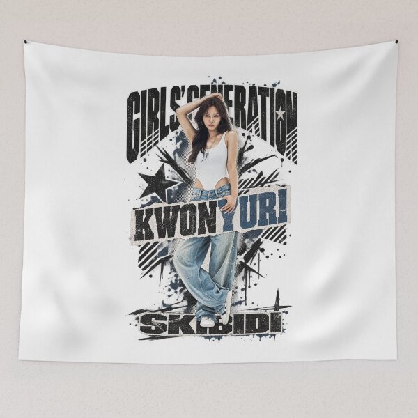 Item preview, Kwon Yuri Skibidi Vintage Pop Magazine Poster Design designed and sold by Valereekmerch.
