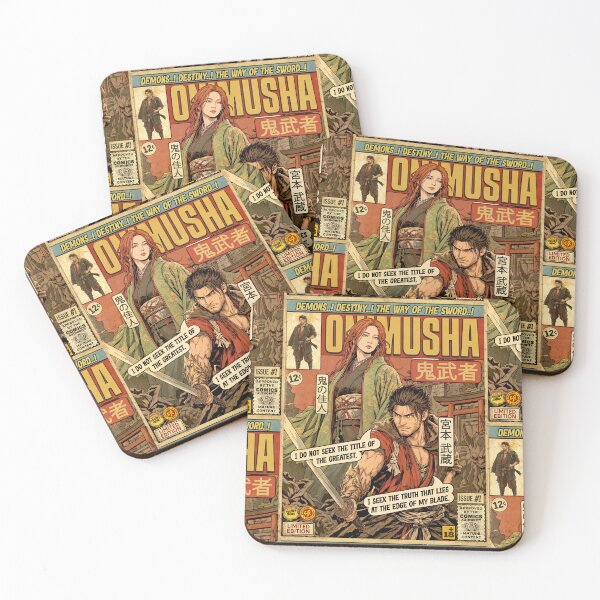 Item preview, Onimusha Vintage Retro Comic Cover Art designed and sold by Back2Collage.