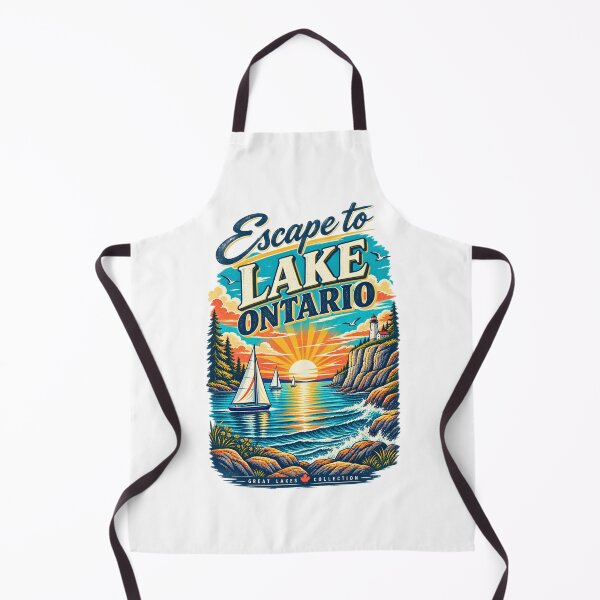 Item preview, Escape to Lake Ontario – Vintage Sailboat & Lighthouse Sunset designed and sold by BumbleBloom7.