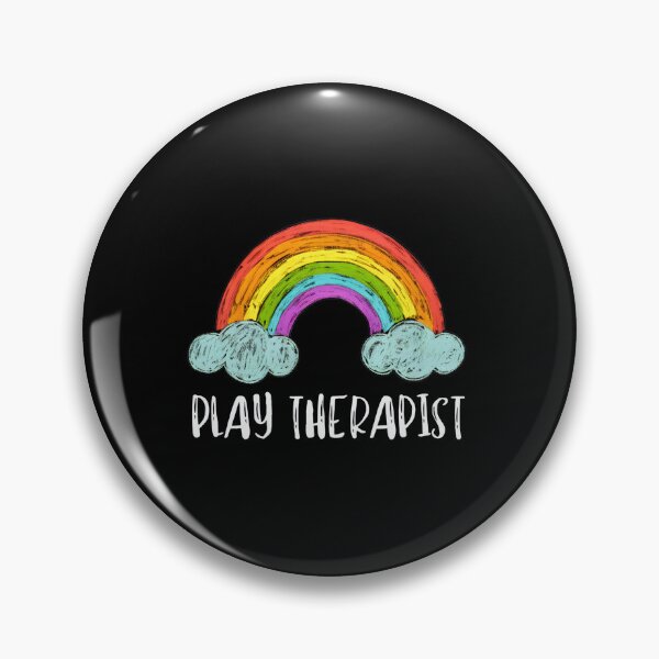 Item preview, Play Therapist Rainbow Clouds Chalk Art Design designed and sold by twoheyngoh.