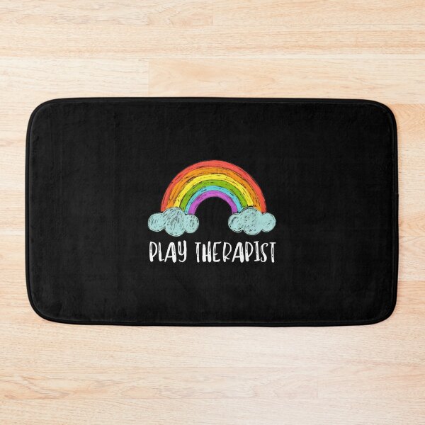 Item preview, Play Therapist Rainbow Clouds Chalk Art Design designed and sold by twoheyngoh.