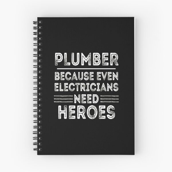 Item preview, Plumber Because Even Electricians Need Heroes Text Design designed and sold by twoheyngoh.
