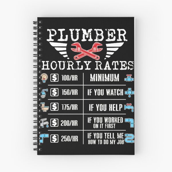 Item preview, Plumber Hourly Rates Humorous Design designed and sold by aversagdposton.