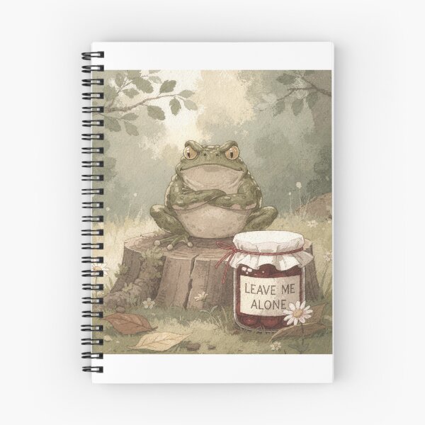 Item preview, Leave Me Alone Toad designed and sold by PictorialWhimsy.