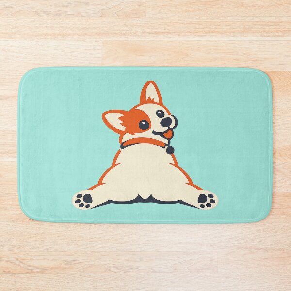 Item preview, Cute Corgi Butt Sploot Funny Dog Kawaii Puppy Art designed and sold by KungPowUnicorn.