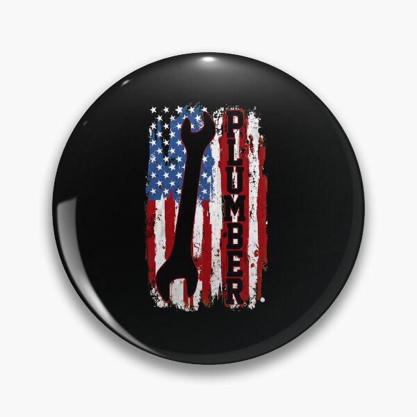 Item preview, Plumber Wrench American Flag Vintage Graphic designed and sold by aversagdposton.