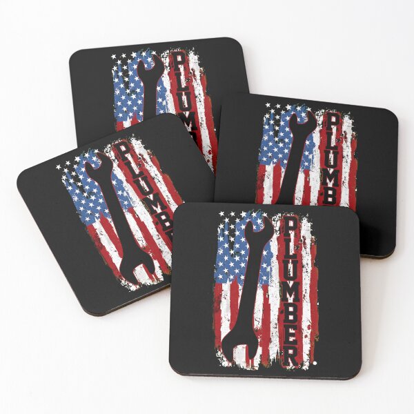 Item preview, Plumber Wrench American Flag Vintage Graphic designed and sold by aversagdposton.