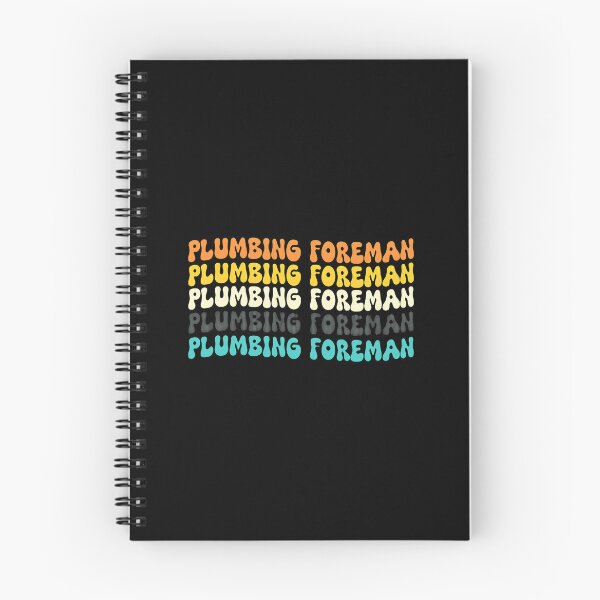 Item preview, Plumbing Foreman Retro Wavy Text Vintage Style designed and sold by twoheyngoh.