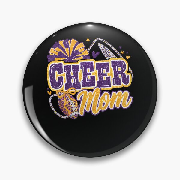 Item preview, Purple And Gold Cheer Mom Team Game Day Football Cheerleader designed and sold by Fereskabilon.