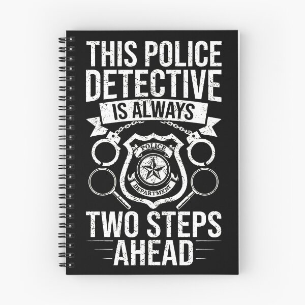 Item preview, Police Detective Two Steps Ahead Badge Graphic designed and sold by aversagdposton.