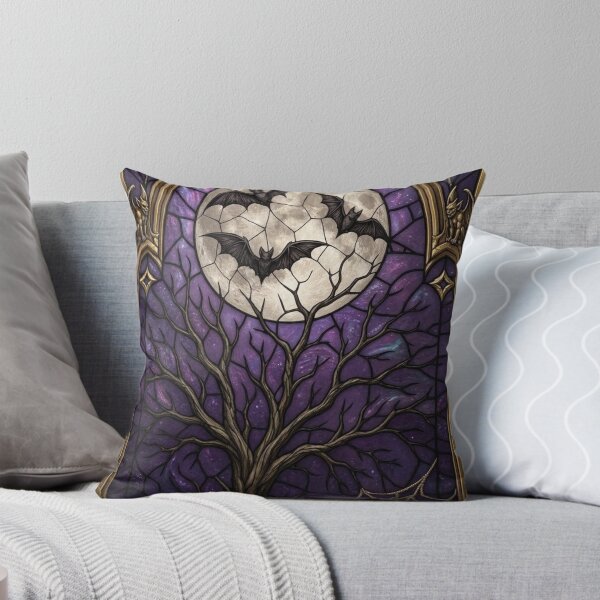 Item preview, Gothic Moon with Bat and Webs designed and sold by BriSher.