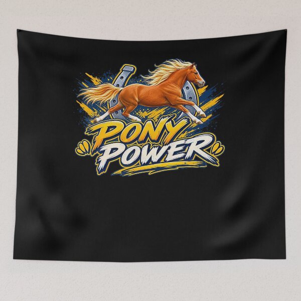 Item preview, Pony Power - Gold And Blue designed and sold by Fereskabilon.